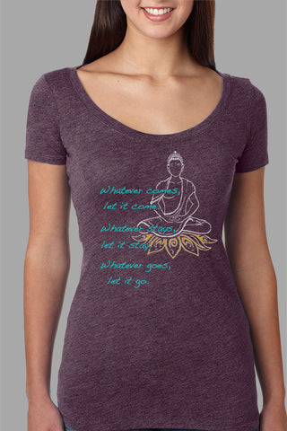 Crazy Yoga Lady  ECO Tshirts.com